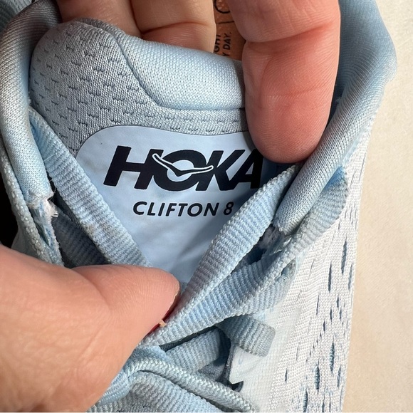 Hoka One One Clifton 8 Summer Song Ice Flow Orange - Picture 8 of 11